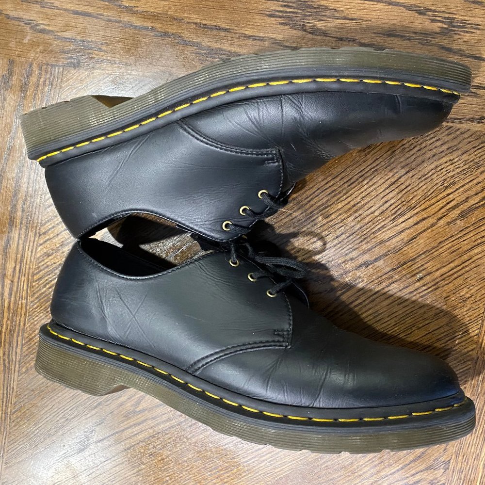 DOC MARTENS - SMOOTH LEATHER OXFORD SHOES